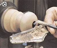 Bent Angle Tool to Hollow out the Globe