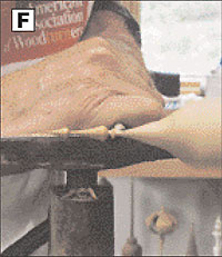 Reduce the diameter with the roughing out gouge, and then refine the shape with a small skew and small spindle gouge